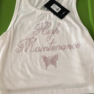 NWT Stretch Crop Top ❤️